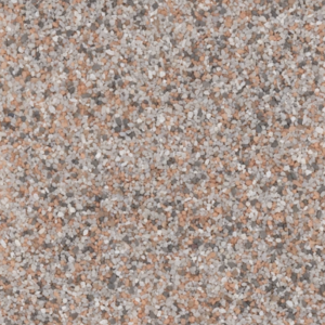 Oyster quartz granules in tan, gray, and white